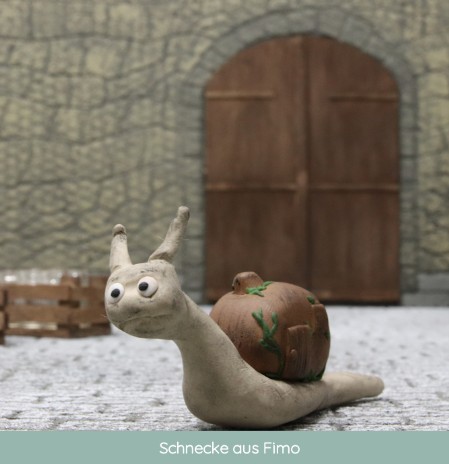 Schnecke aus Fimo Schnecke aus Fimo